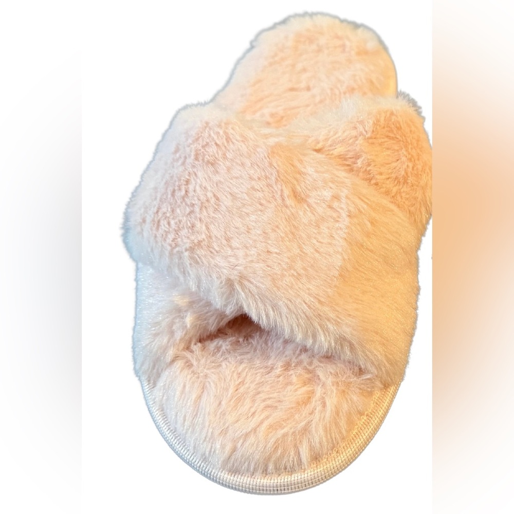 Victoria’s Secret Open Toe Faux Fur Slippers - Picture 3 of 9